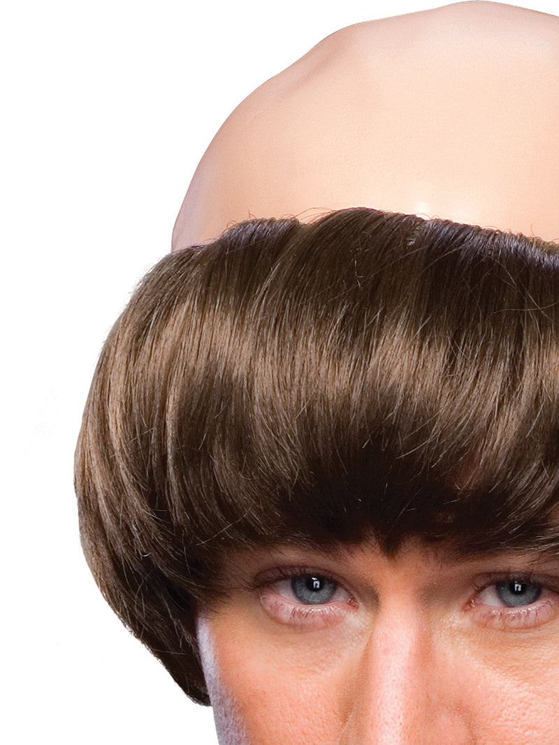 Monk Wig Adult Mens Brown -2