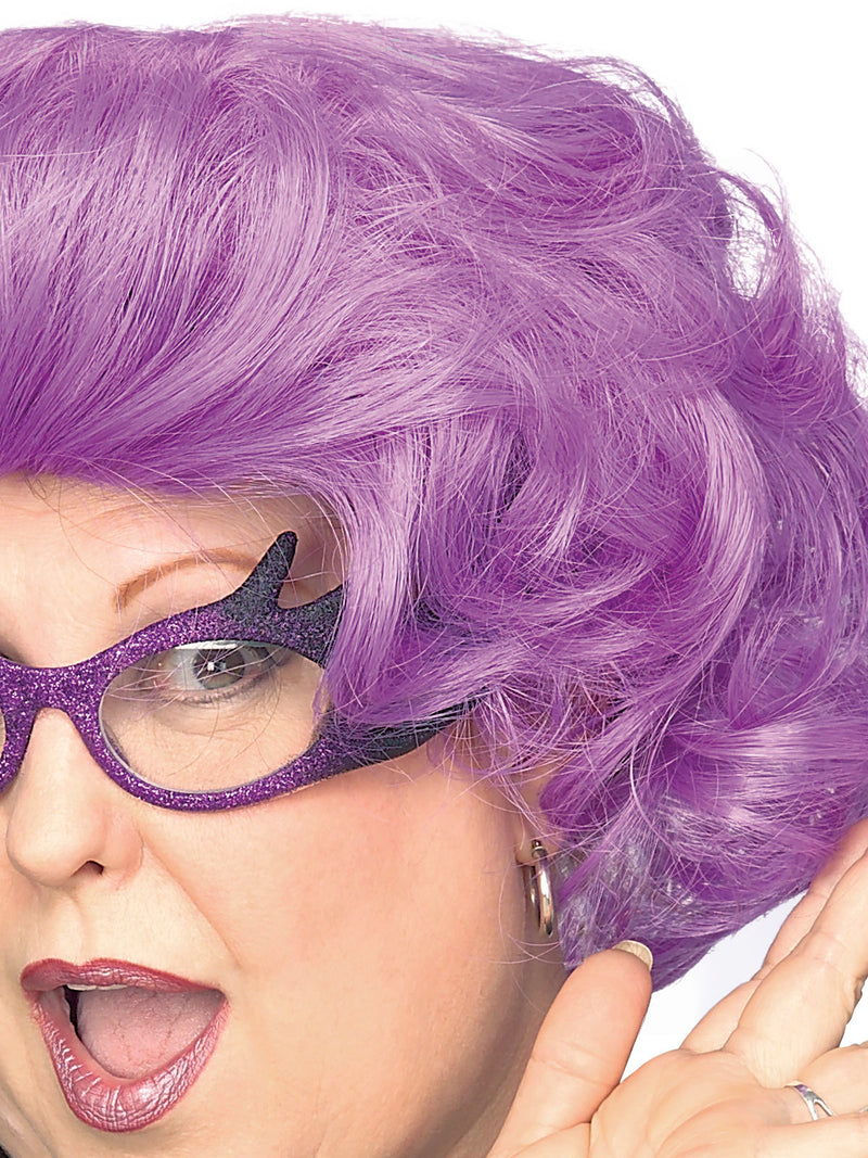The Dame Purple Wig Adult Womens