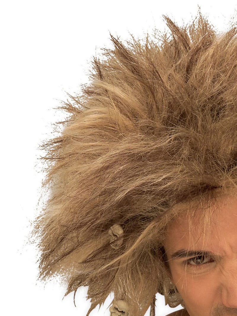 Caveman Crazy Wig Adult Mens Brown