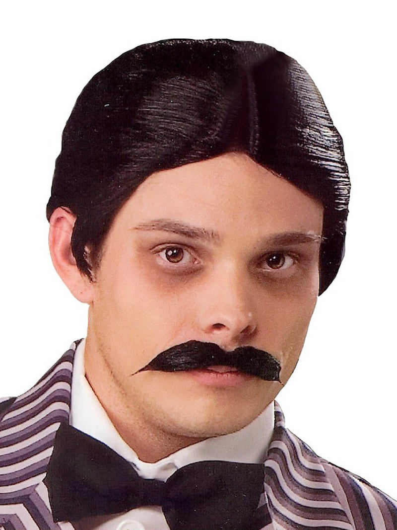 Gomez Wig & Moustache Adult Mens -2