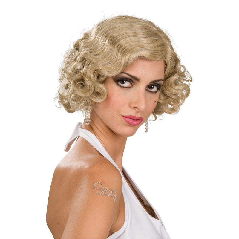 Blonde Flapper Wig Adult Womens