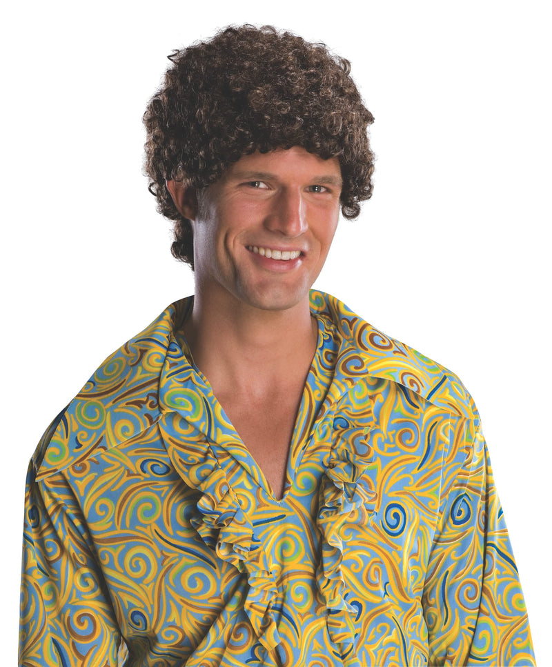 Black Tight Afro Wig - Adult