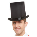 Top Hat Deluxe Adult Black Elastic Inner Rim