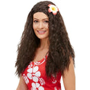 Hawaiian Wig Adult Brown
