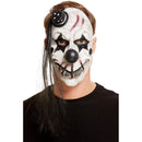 Scary Clown Latex Mask Adult White