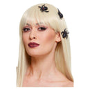 Spider Hair Clips Black