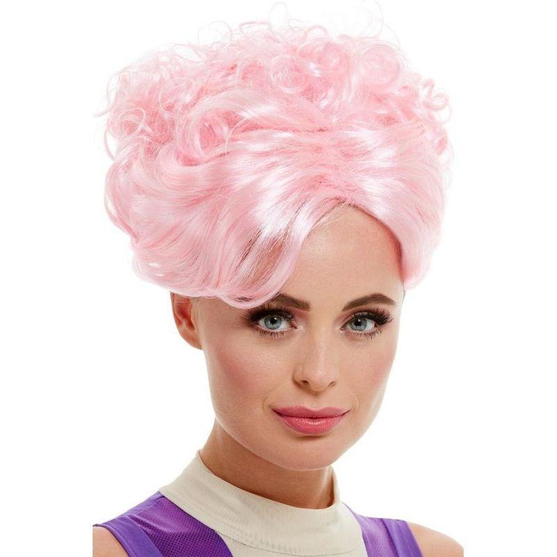 Trapeze Artist Wig Adult Pink Womens