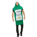 Gin Bottle Costume Adult Green One Size Tabard