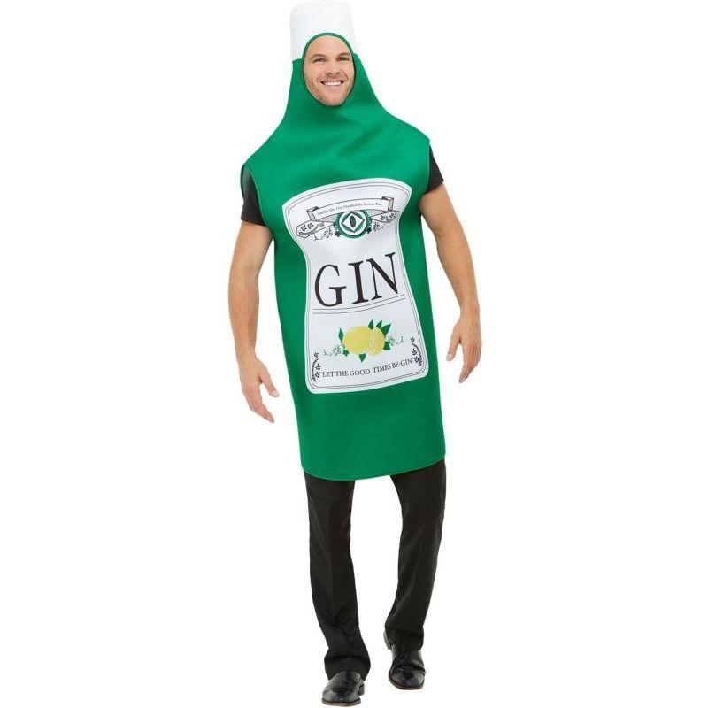 Gin Bottle Costume Adult Green Mens