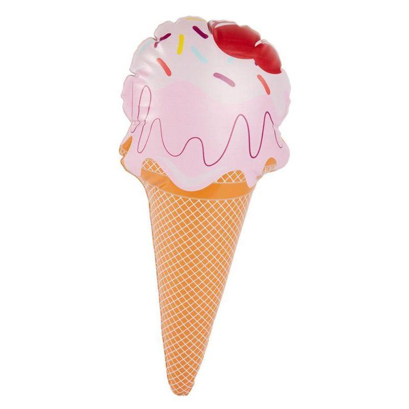 Ice Cream Inflatable Multi Coloured Unisex Pink