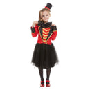 Ringmaster Costume Child Circus Red Deluxe