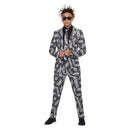 Parental Advisory Stand Out Suit Adult Black And White