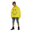 Smiley Party Poncho Yellow & Black