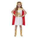 She Ra Costume Girls White Dress and Red Cape