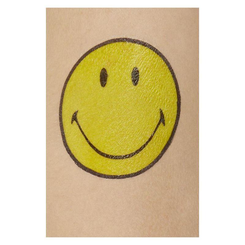 Smiley Transfer Tattoos Multi Coloured Unisex
