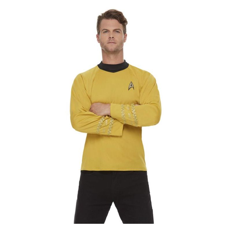 Star Trek Original Series Command Uniform Gold Mens Yellow