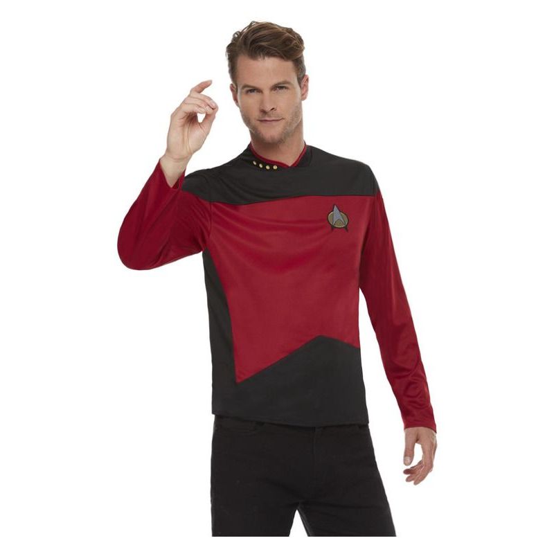 Star Trek The Next Generation Command Uniform Ma Mens Red