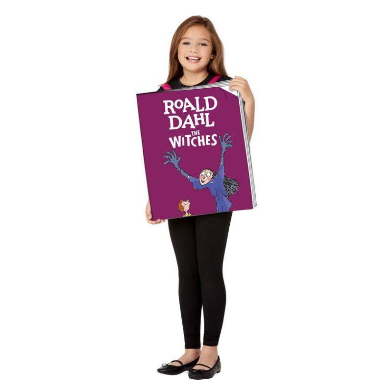 Roald Dahl The Witches Book Cover Costume Purple Unisex Red