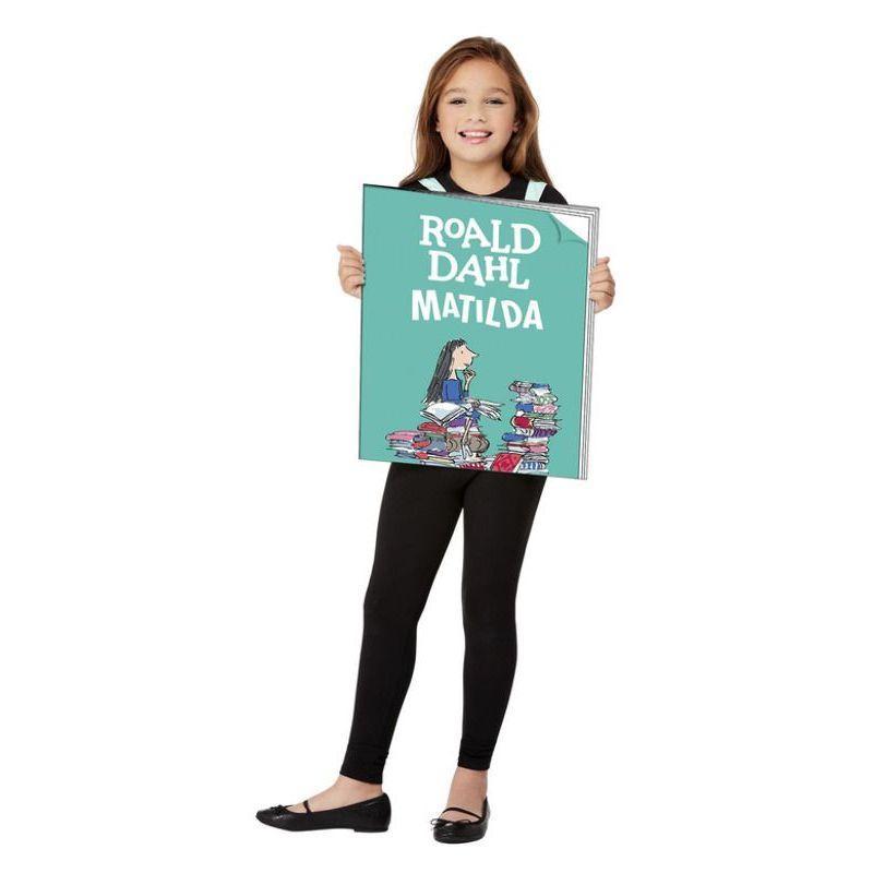 Roald Dahl Matilda Book Cover Costume Turquoise Unisex Green