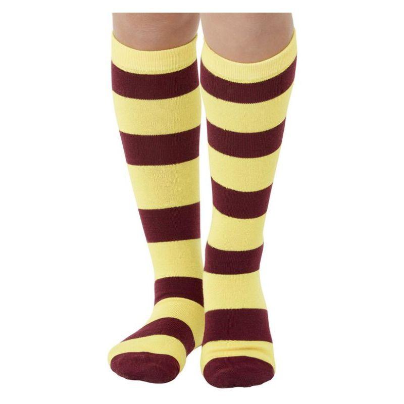 Stripy Socks Unisex Red
