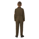 Top Gun Maverick Childs Aviator Costume Green Jumpsuit