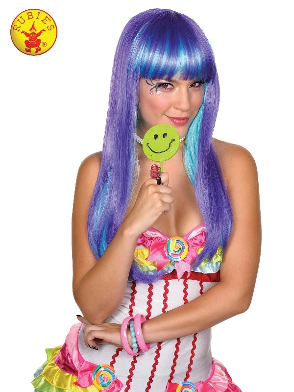 Candy Babe Purple Wig Adult Womens