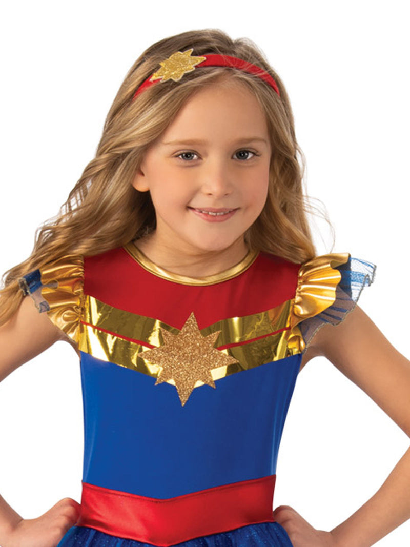 Captain Marvel Tutu Dress Costume Child Girls -2