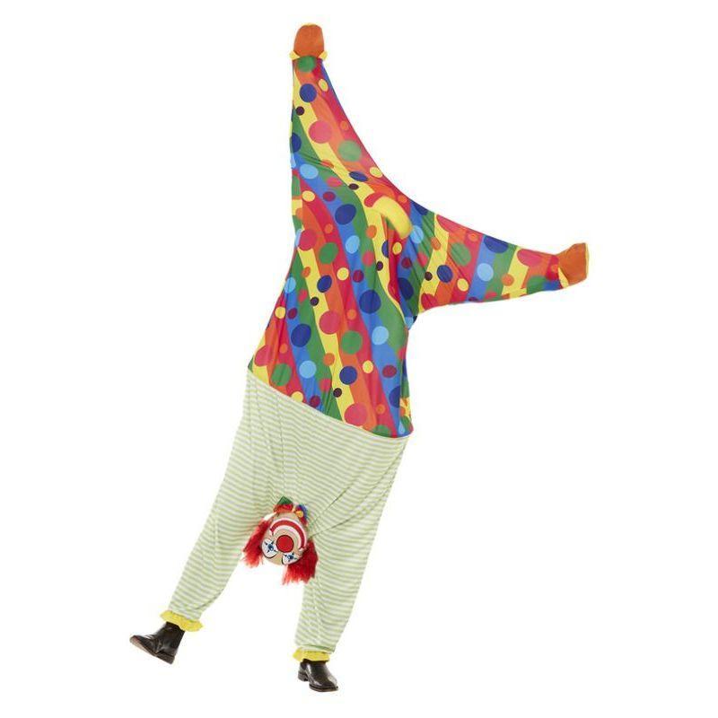Upside Down Clown Costume Multicoloured Mens
