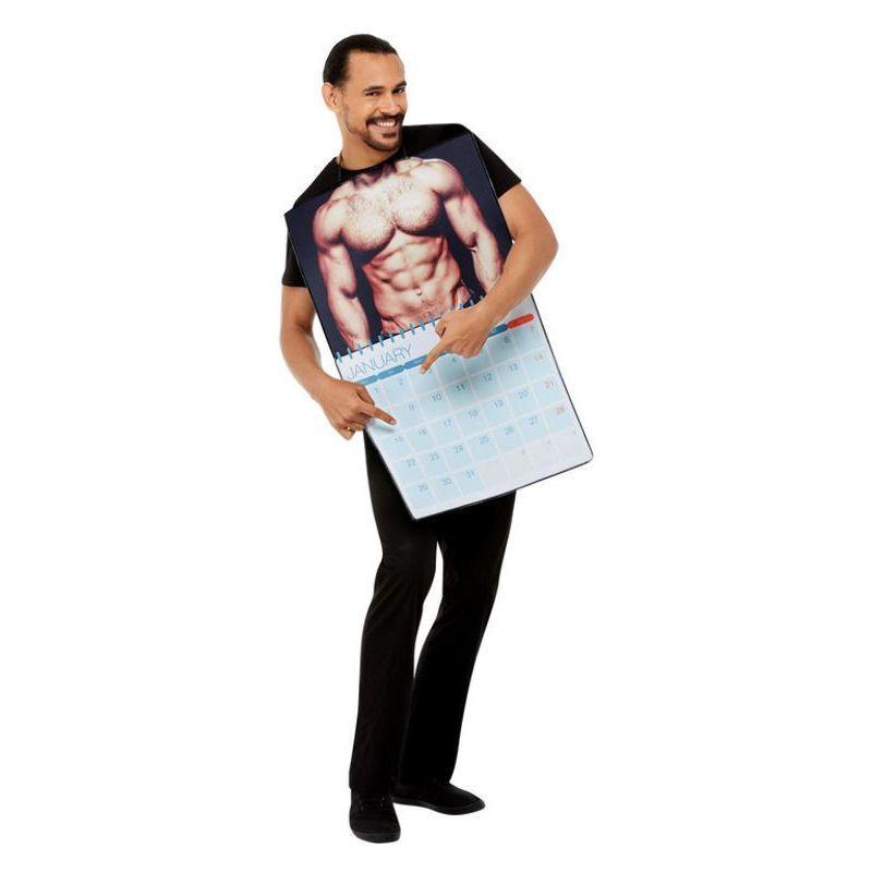 Sexy Calendar Costume Multicoloured Mens