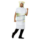 Tonic Bottle Costume Adult White All In One