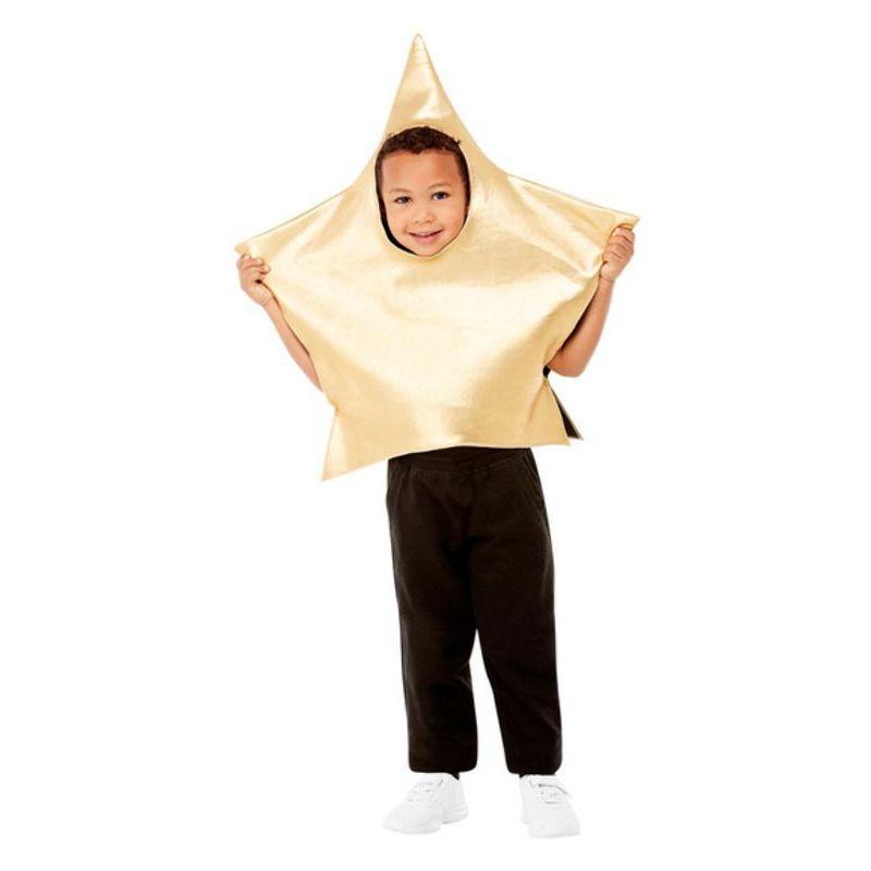 Toddler Shining Star Costume Unisex Gold