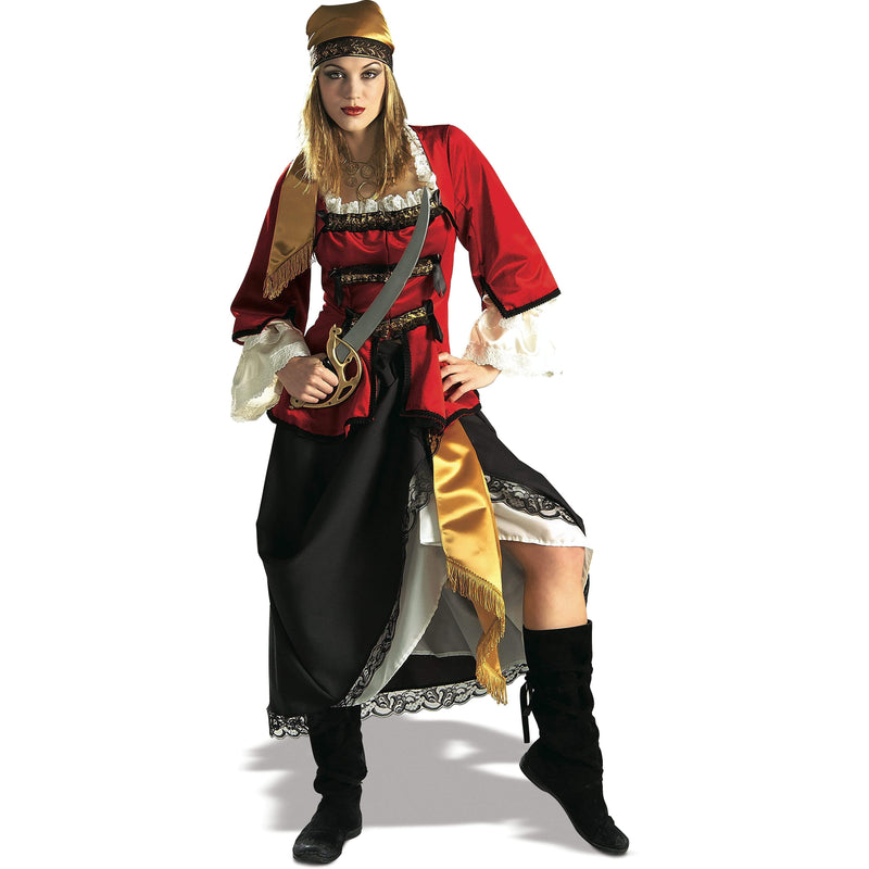 Pirate Queen Collector's Edition Womens Red -5