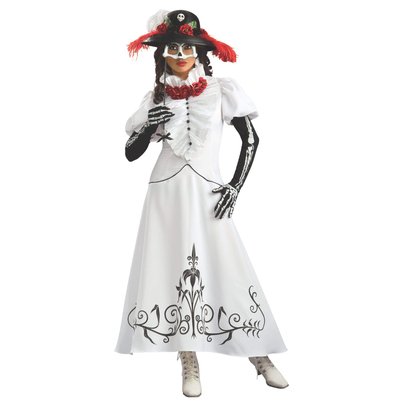 Skeleton Bride Collector's Edition Womens White -2