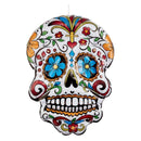Inflatable Day Of The Dead Hanging Skull White 100cm Accessory