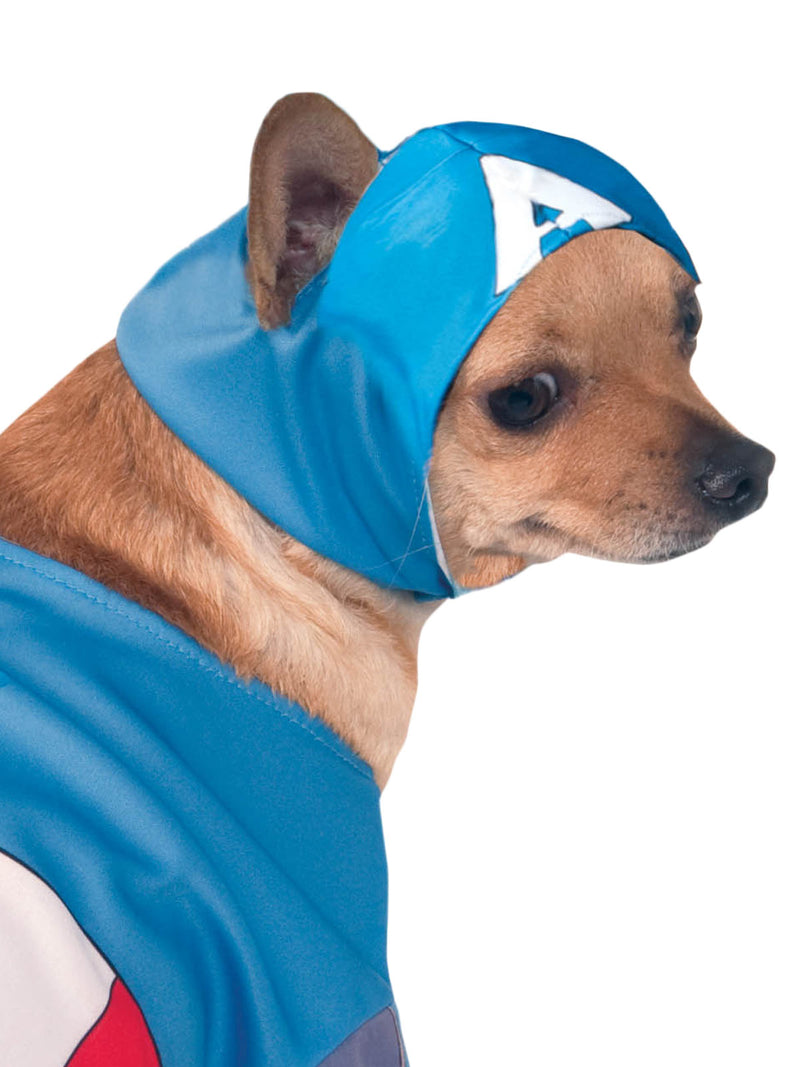 Captain America Pet Costume Dog Or Cat Blue