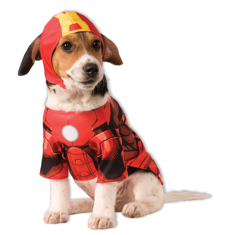 Iron Man Pet Costume Dog Or Cat Red