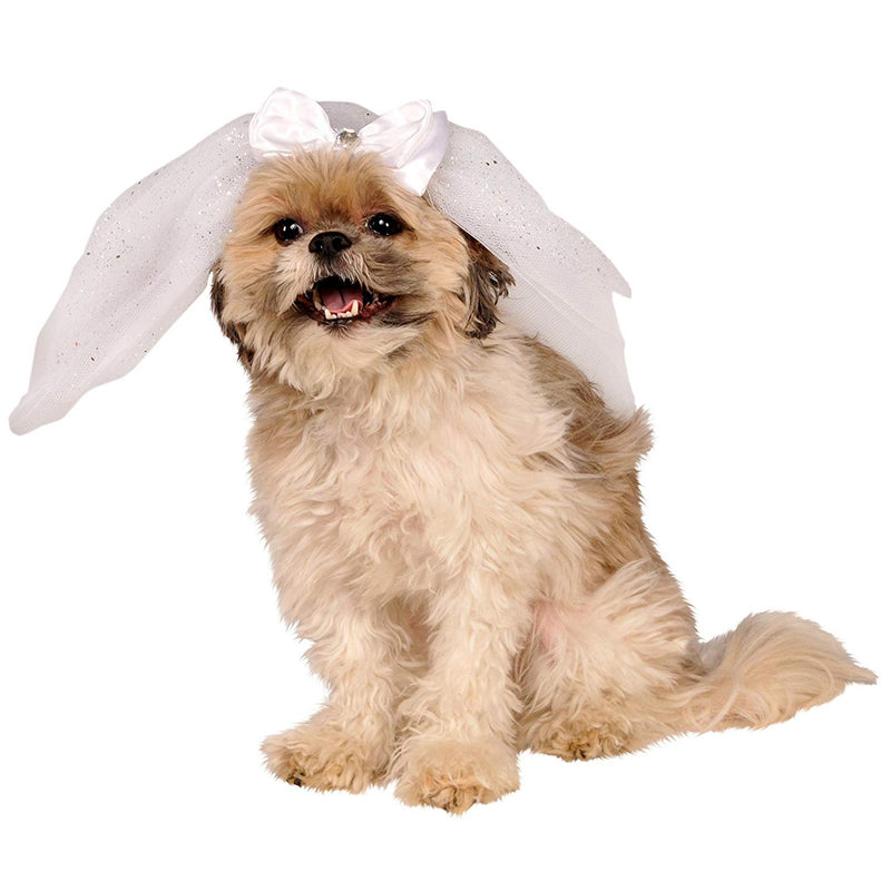 Wedding Veil Pet Dog Or Cat White
