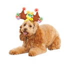 Reindeer Light Up Pet Costume Dog Or Cat Brown