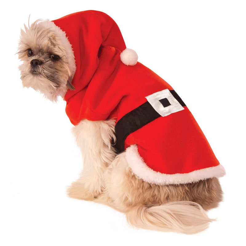 Santa Claus Pet Costume Dog Or Cat Red