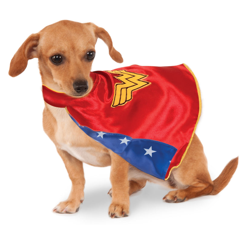 Wonder Woman Cape Pet Costume Dog Or Cat Red