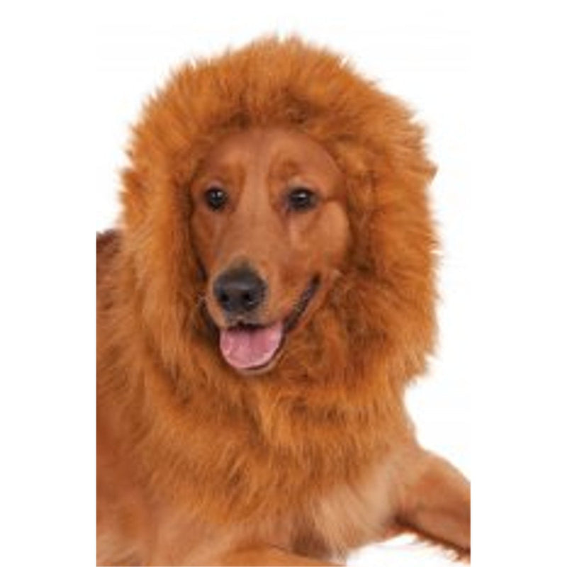 Lion's Mane Deluxe Pet Costume Dog Or Cat Brown