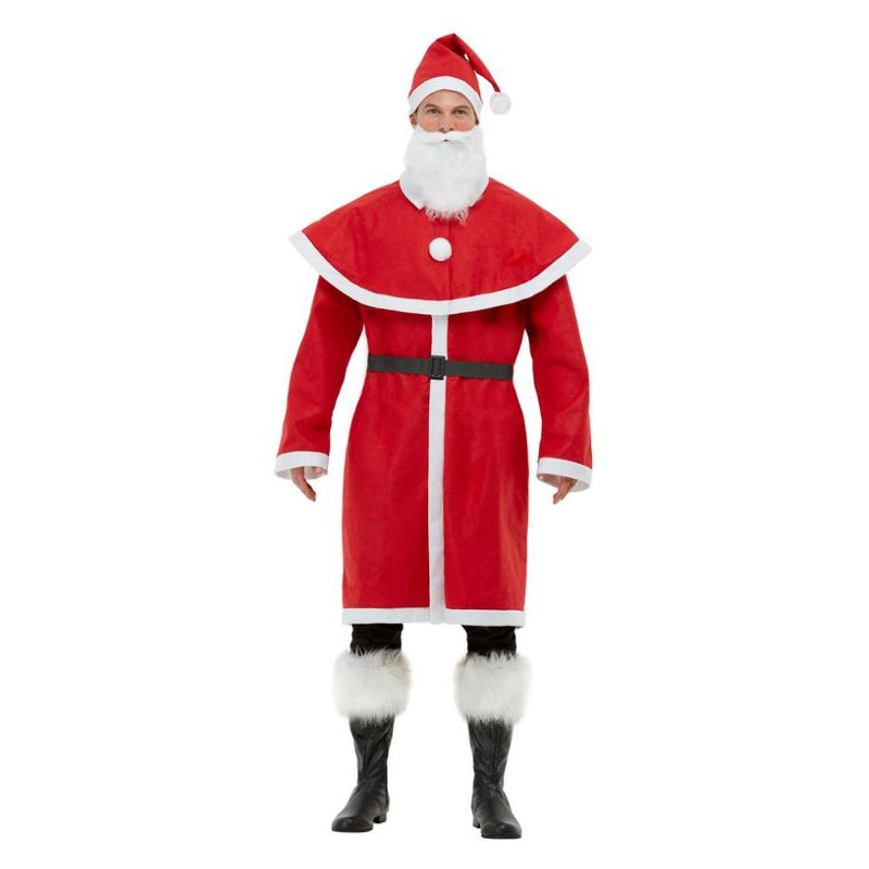 Father Christmas Santa Costume Adult Red Mens