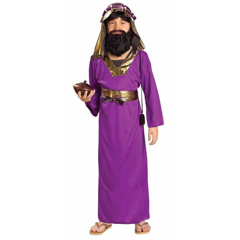 Wiseman Purple Costume Boys