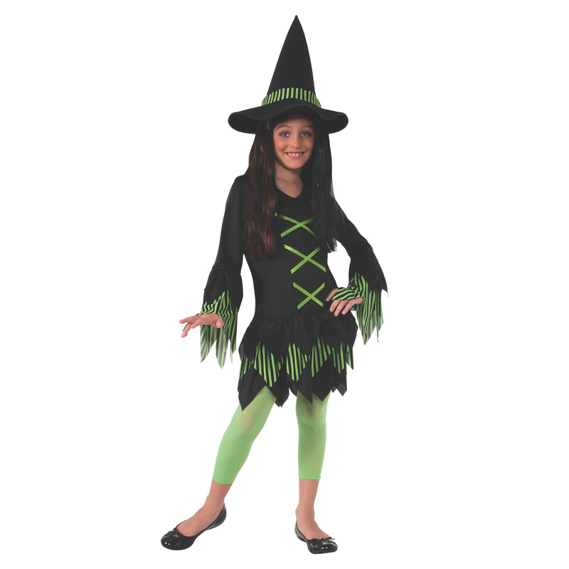 Lime Witch Costume Child Girls