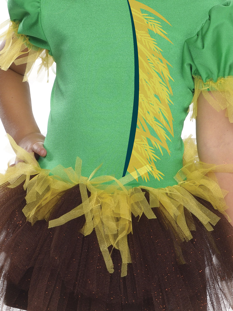 Scarecrow Tutu Costume Girls Green -3