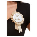 Team Bride Rosette Rose Gold