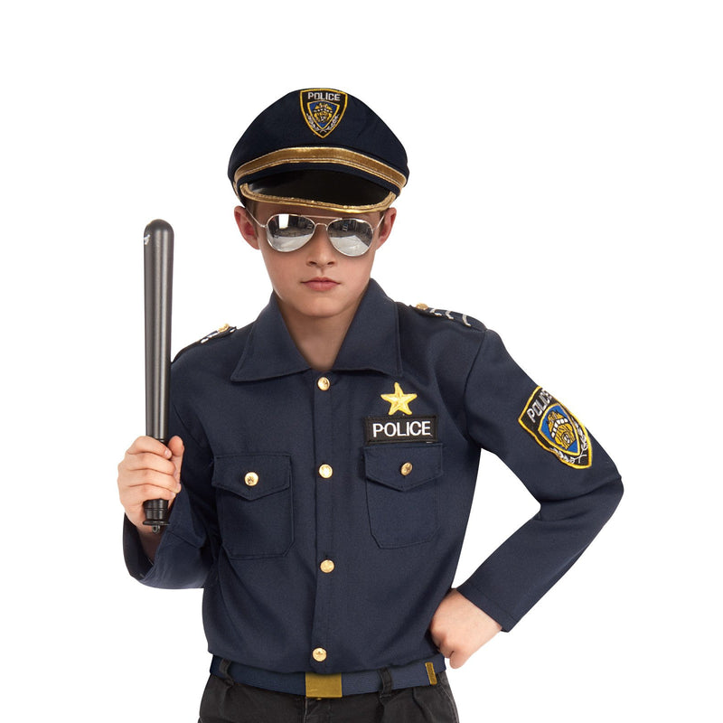 Police Officer Accessory Kit Boys Blue