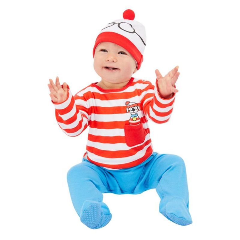 Where's Wally? Baby Costume Red & White Boys