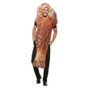 Christmas Turkey Leg Costume Brown Unisex Red -1
