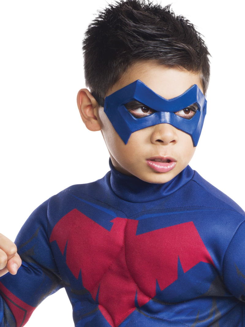 Nightwing Deluxe Costume Child Boys Blue -2